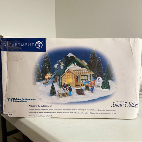 Dept 56 Habitat for Humanity Snow Village House in original box. - Picture 11 of 11